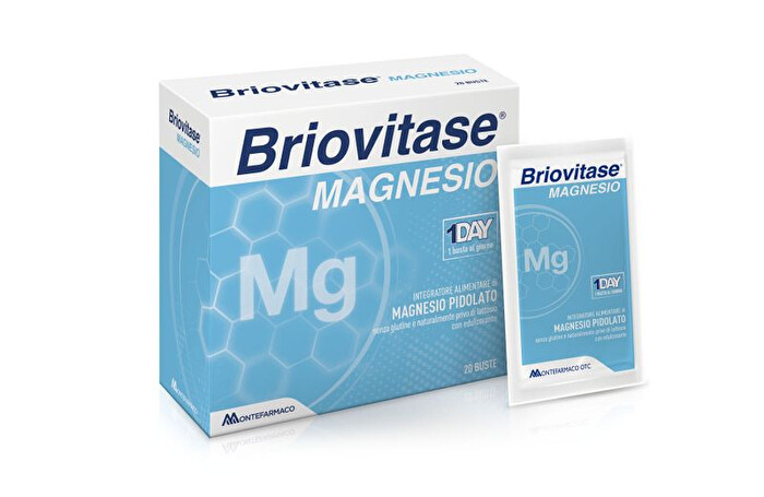 Briovitase Magnesio - Integratore per Stanchezza e Affaticamento - 20 Bustine