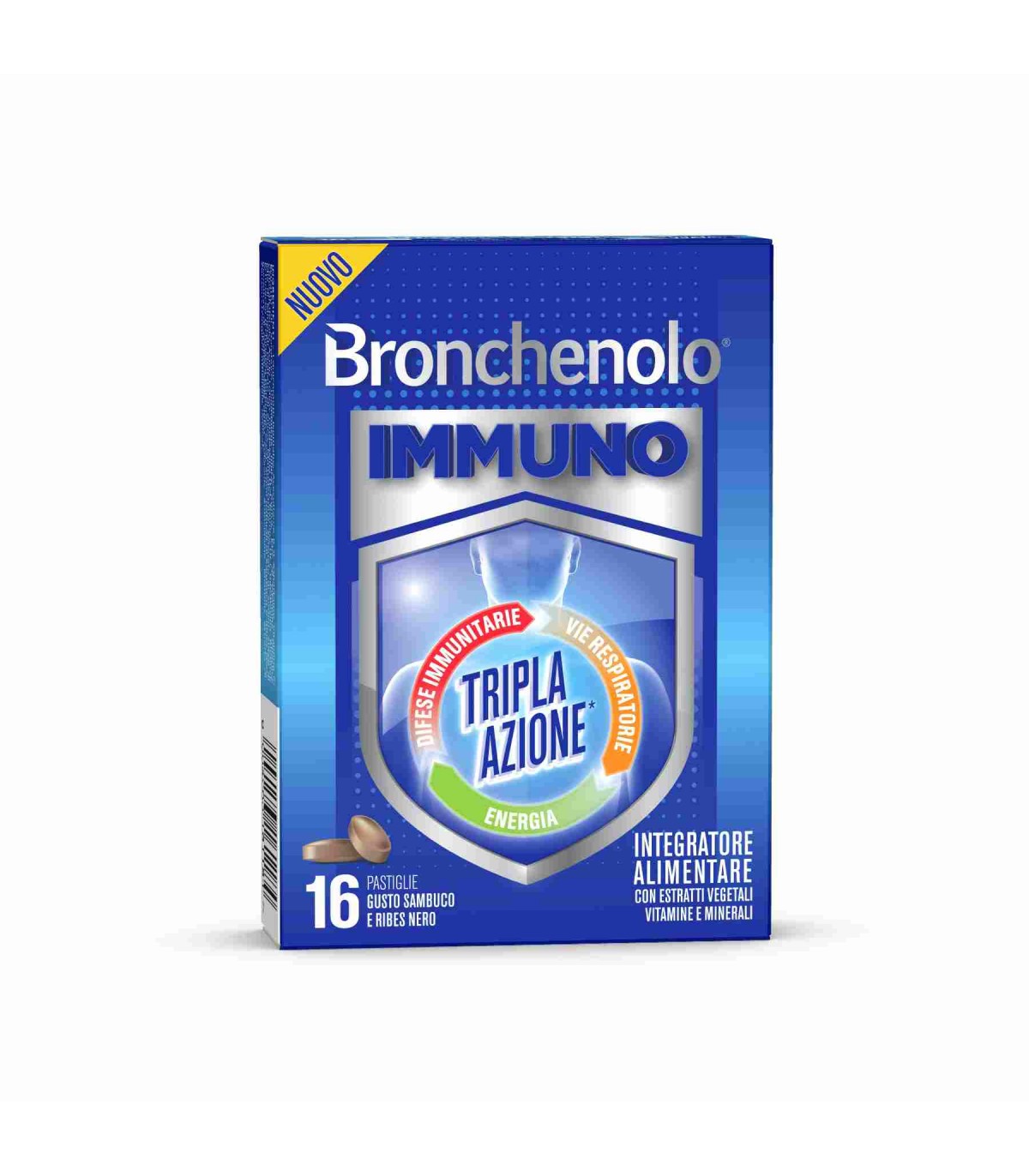 Bronchenolo Immuno - Integratore per Difese Immunitarie - 16 Pastiglie