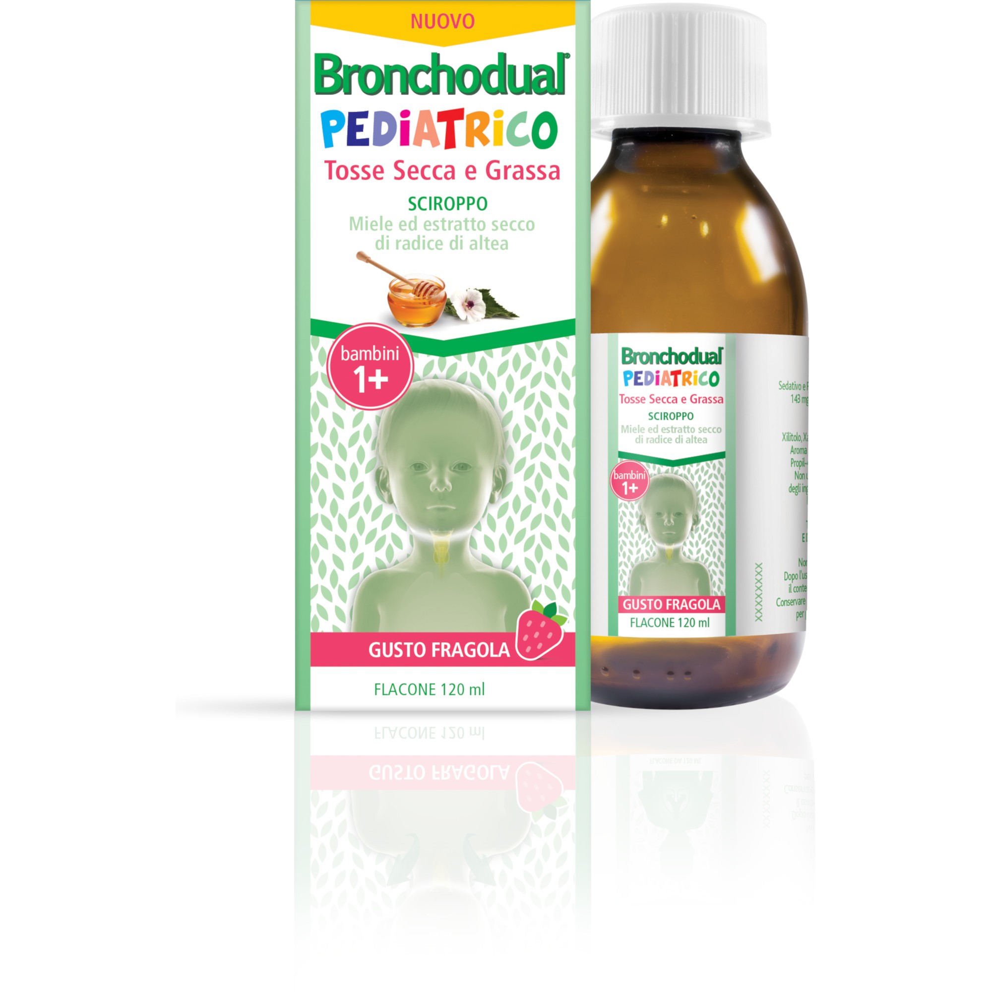 Bronchodual Pediatrico - Sciroppo per Tosse Secca e Grassa - 120 ml