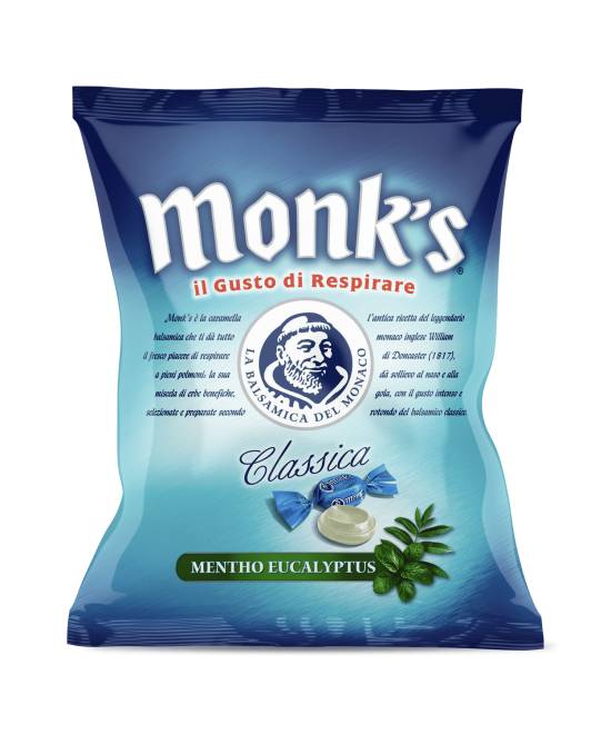 CARAMELLE MONK'S CLASSIC MENTA/EUCALIPTO 100 G