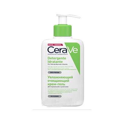 CeraVe Detergente Idratante Viso Pelle da Normale a Secca 1 Litro