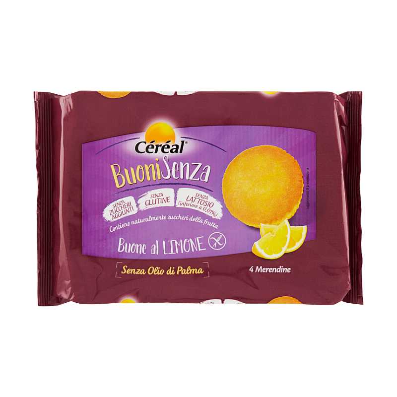CEREAL BUONI SENZA BUONE AL LIMONE 140 G