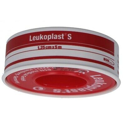 CEROTTO IN ROCCHETTO LEUKOPLAST S BIANCO 1,25X500 CM