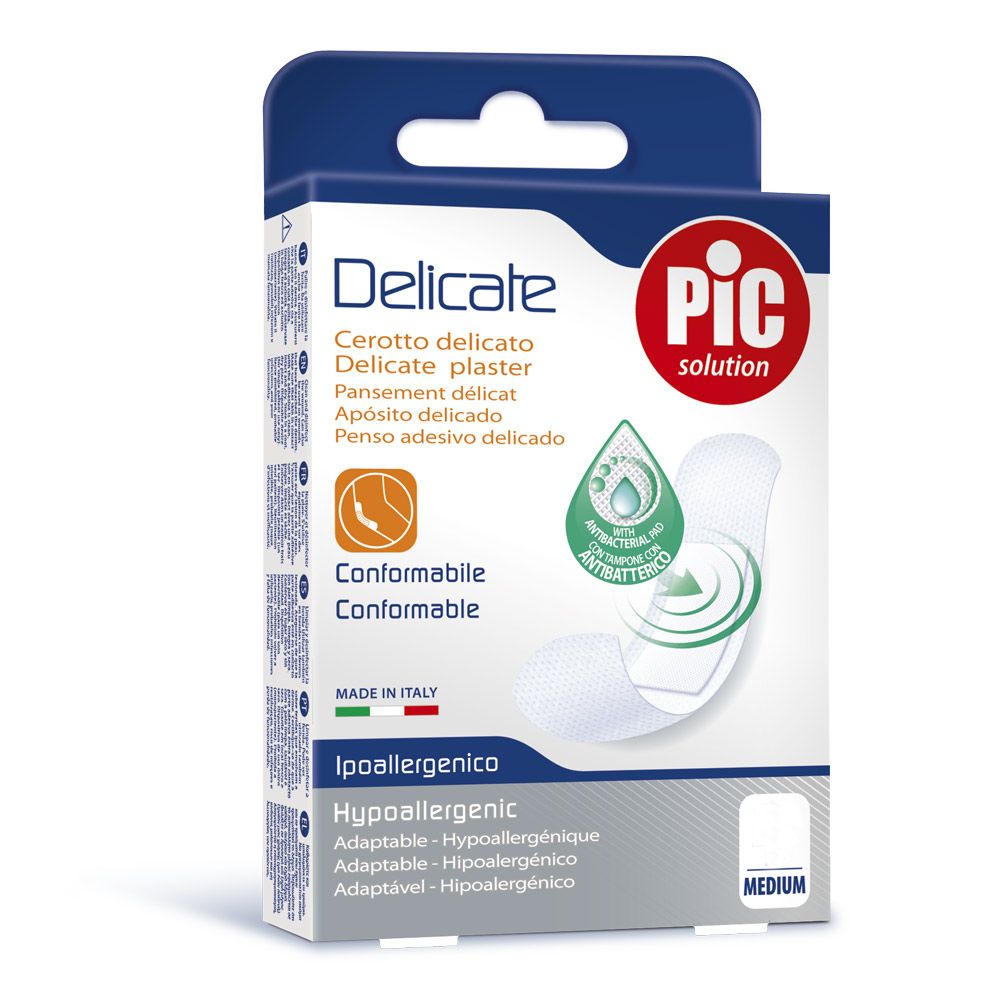 CEROTTO PIC DELICATE EXTRA ANTIBATTERICO 10 PEZZI