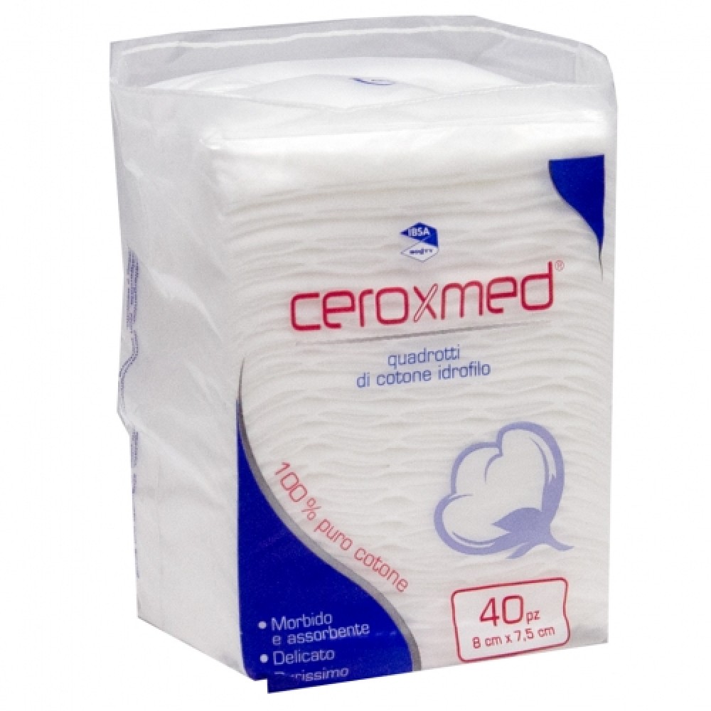 CEROXMED QUADROTTI DI COTONE IDROFILO 40 PEZZI
