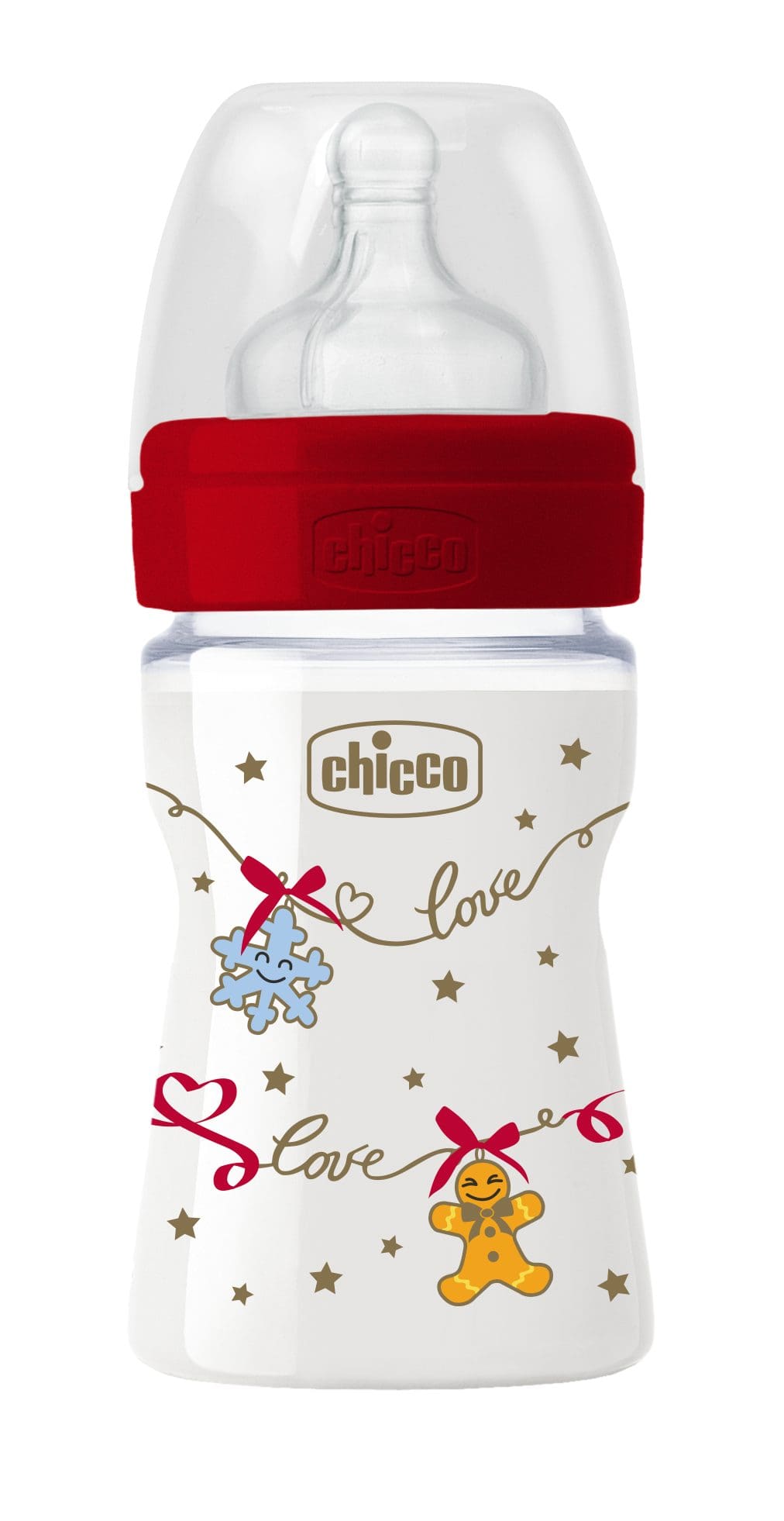 CHICCO BIBERON 150 ML IN POLIPROPILENE TETTARELLA IN SILICONE NATALE