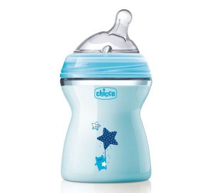 CHICCO BIBERON NAT-FEEL STARS 250 ML
