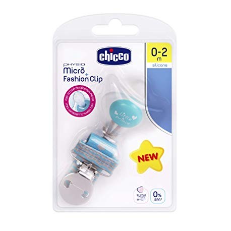 Chicco Physioforma Succhietto Micro con Catenella Bambino 0-2m