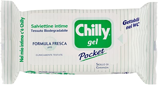 Chilly - Salviette Intime Gel - 12 Pezzi