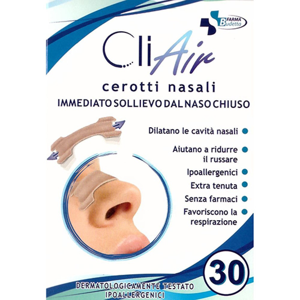 CLIAIR CEROTTI NASALI 30 PEZZI