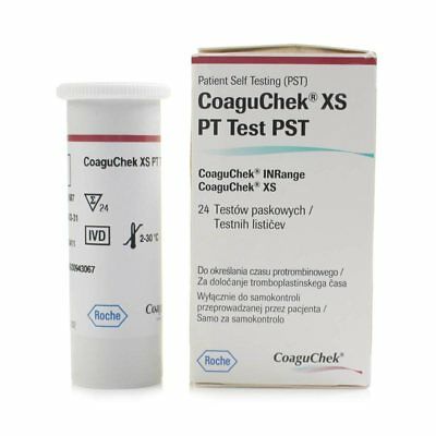 COAGUCHEK XS PT PST 24 STRISCE TEST