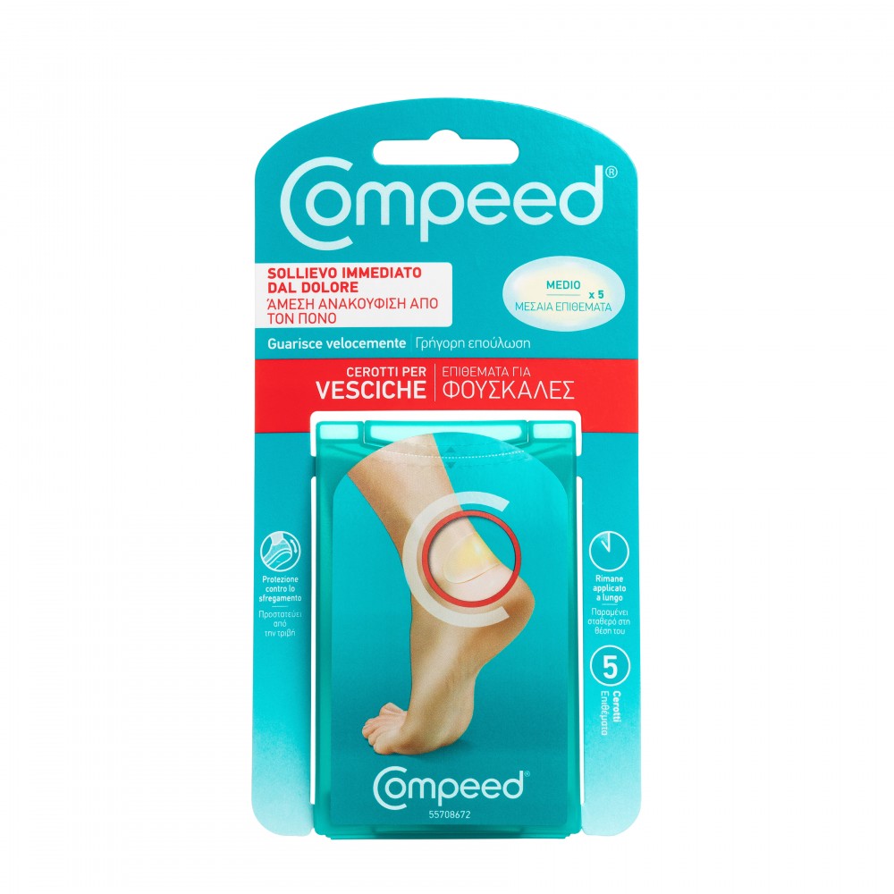 Compeed - Cerotti per Vesciche Medio - 5 Pezzi