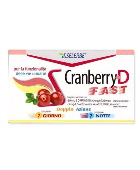 CRANBERRY D-FAST 7 COMPRESSE + 7 COMPRESSE