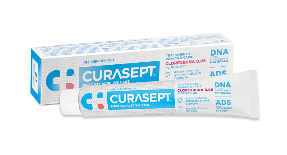 Curasept ADS + DNA - Dentifricio con Clorexidina 0.05 - 75 ml
