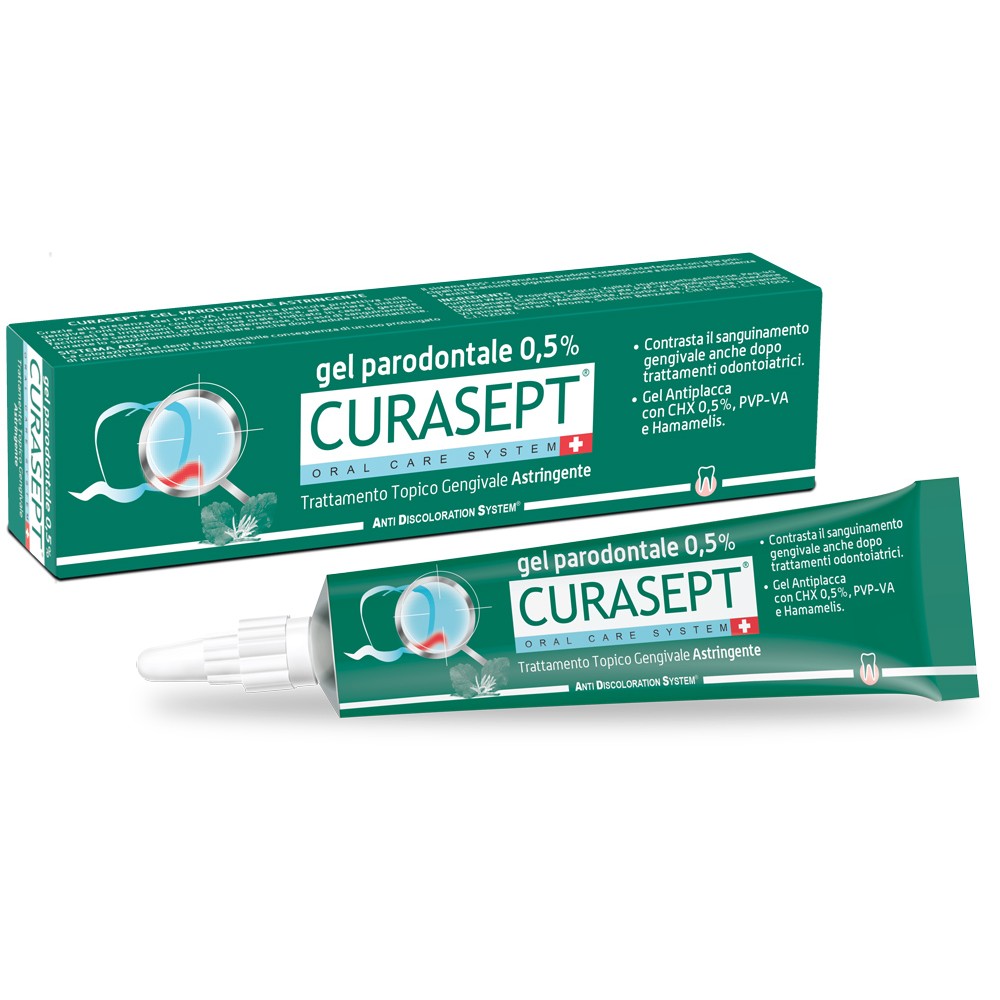 Curasept ADS - Gel Paradontale Trattamento Astringente con Clorexidina 0.50 - 30 ml