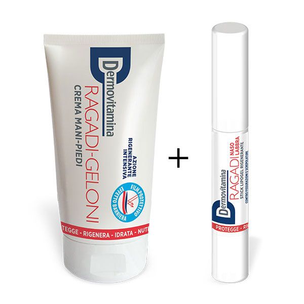 DERMOVITAMINA RAGADI CREMA 75 ML + RAGADI NASO E LABBRA BALSAMO 3 ML