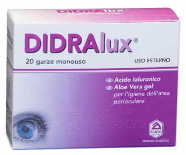 DIDRALUX 20 GARZE OFTALMICHE MONOUSO
