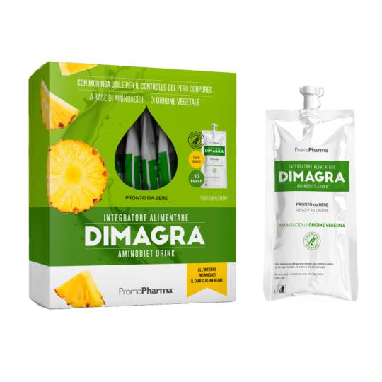 DIMAGRA AMINODIET DRINK 10 POUCH DA 80 G ANANAS