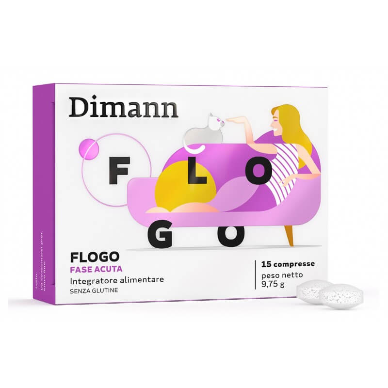 Dimann Flogo Integratore Cistite Acuta 15 Compresse