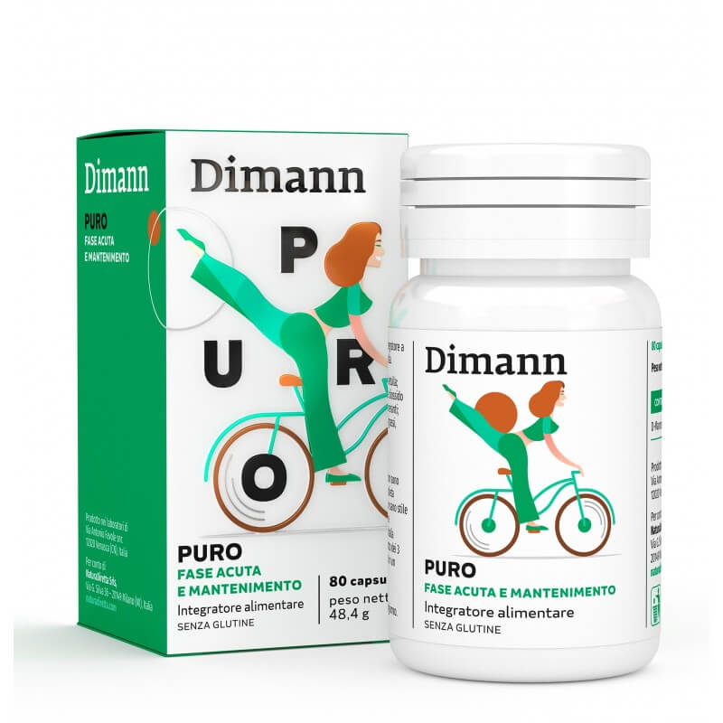 Dimann Puro Integratore per Cistite 80 Capsule