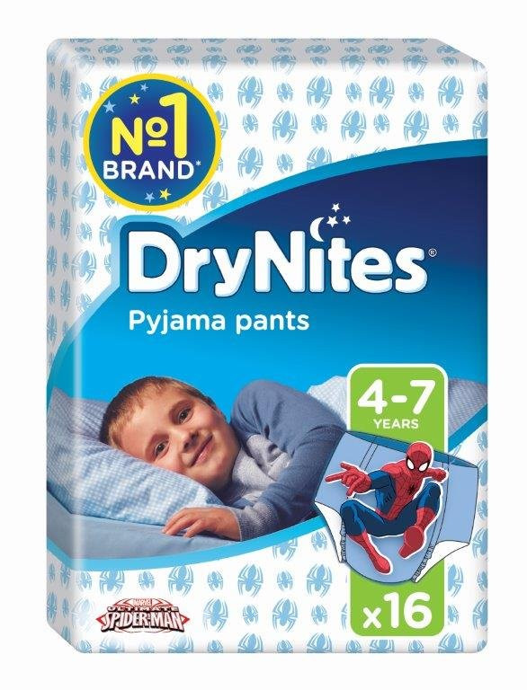 DRYNITES DOPPIO PACCO BOY 4/7 ANNI 16 PEZZI