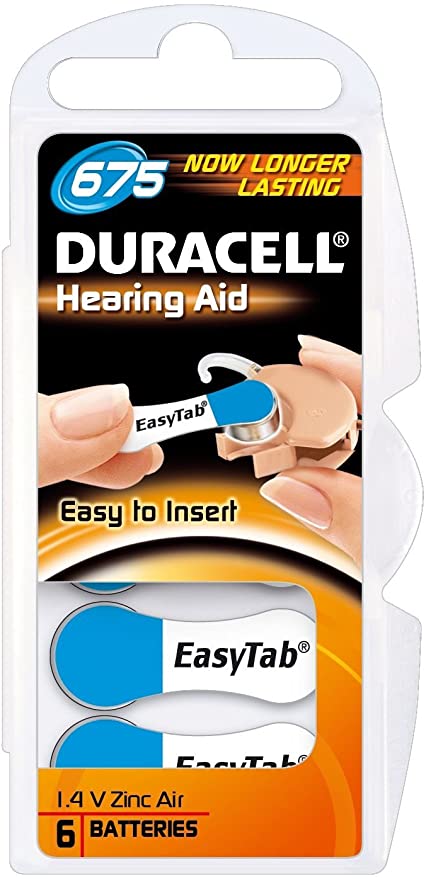 DURACELL EASY TAB 675 BLU BATTERIA PER APPARECCHIO ACUSTICO