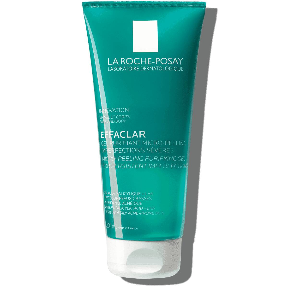La Roche-Posay Effaclar - Gel Detergente Micro-peeling per Viso e Corpo - 200 ml