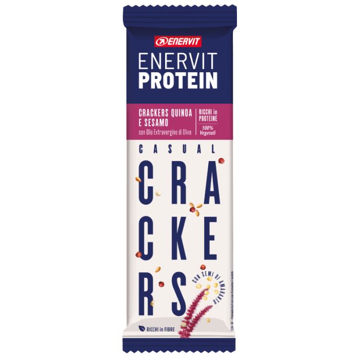 ENERVIT PROTEIN CRACKERS QUINOA SESAMO 7 MINIPACK