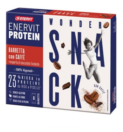 ENERVIT PROTEIN SNACK CAFFE' VEGETALE 8 BARRETTE 30 G
