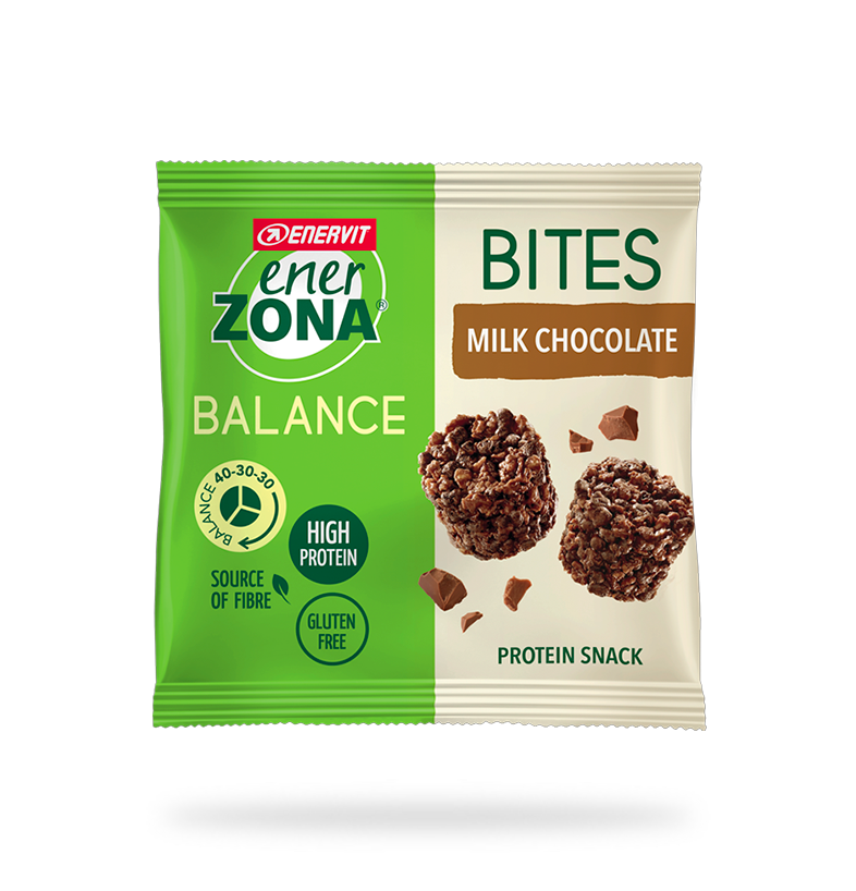 Enerzona MiniRock 40-30-30 Snack Cioccolato al Latte 5 Bustine