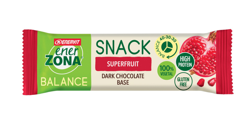 Enervit Enerzona Snack Balance - Barretta Proteica Gusto Melograno e Cereali