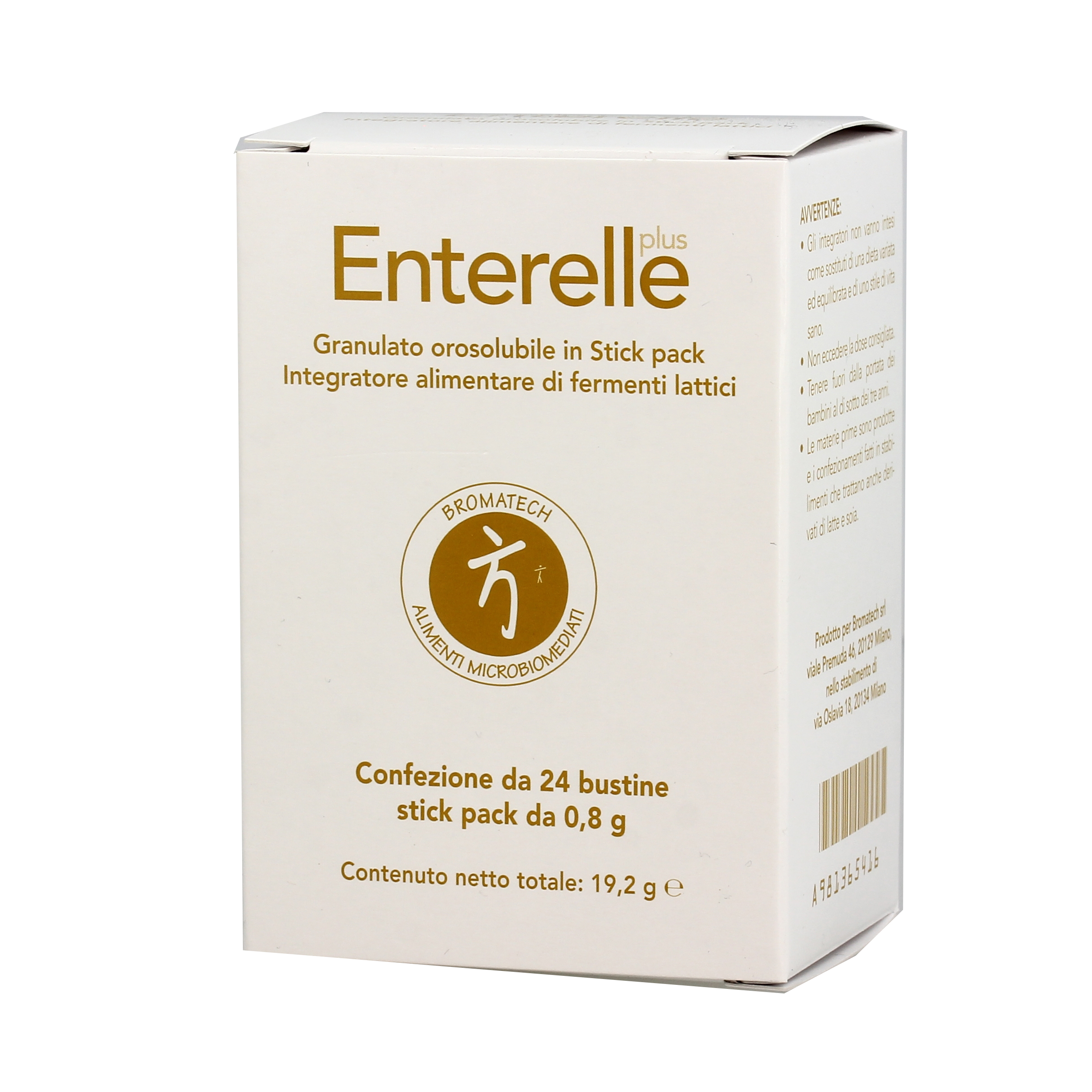 Enterelle Plus - Integratore di Fermenti Lattici - 24 Bustine