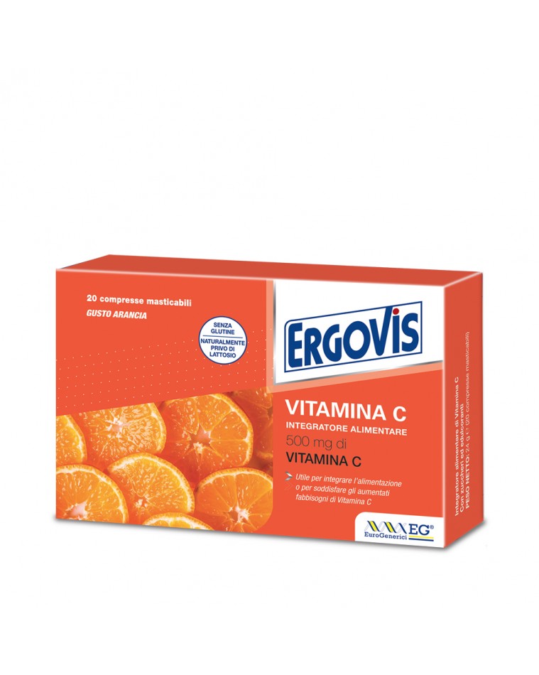 ERGOVIS VITAMINA C 500MG 30 COMPRESSE MASTICABILI