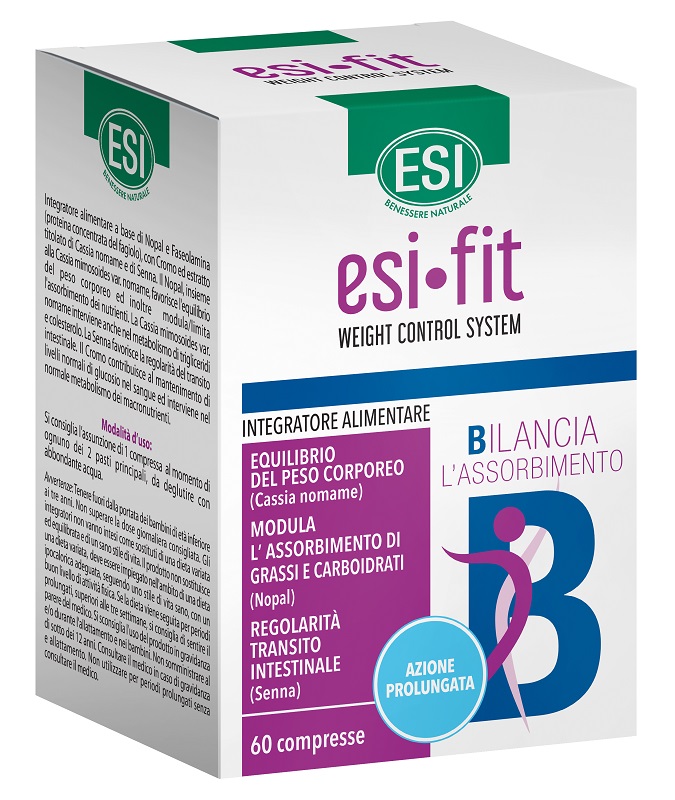 Esi Fit Bilancia Azione Prolungata - Integratore per il Controllo del Peso - 60 Compresse