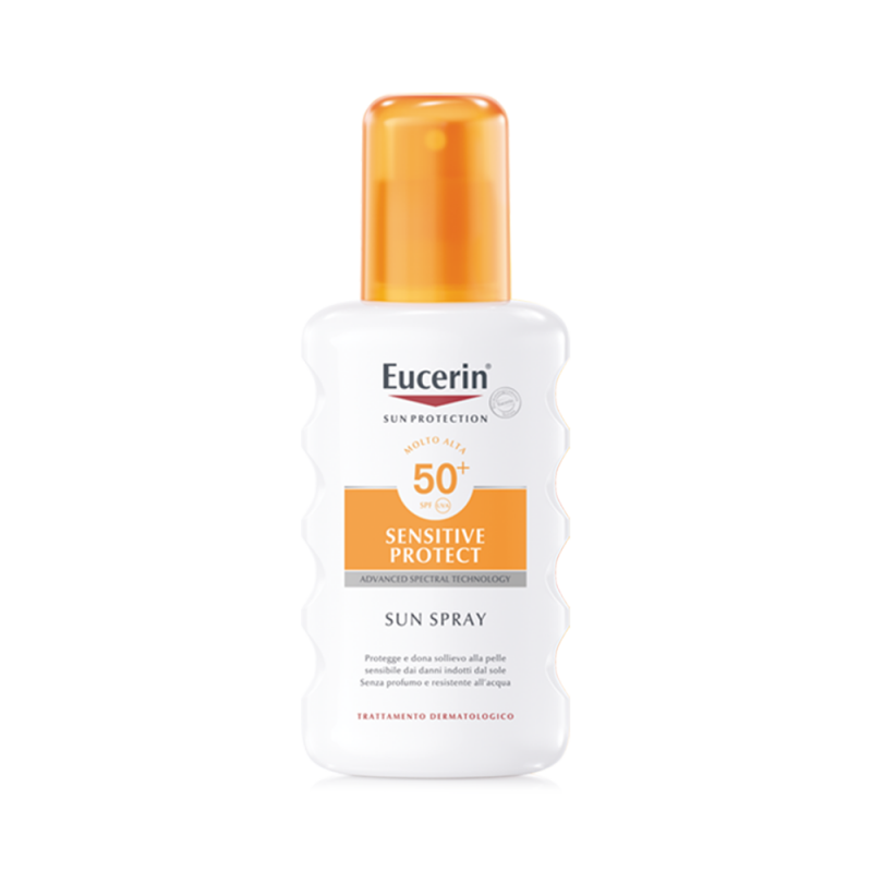Eucerin Sun Protection - Crema Solare Spray Corpo con Protezione Molto Alta SPF 50+ Senza Profumo - 200 ml