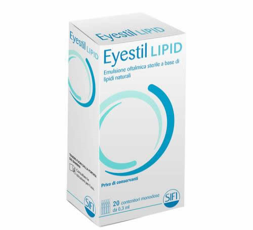 EYESTIL LIPID EMULSIONE OFTALMICA STERILE A BASE DI LIPIDI NATURALI 20 CONTENITORI MONODOSE 0,3 ML
