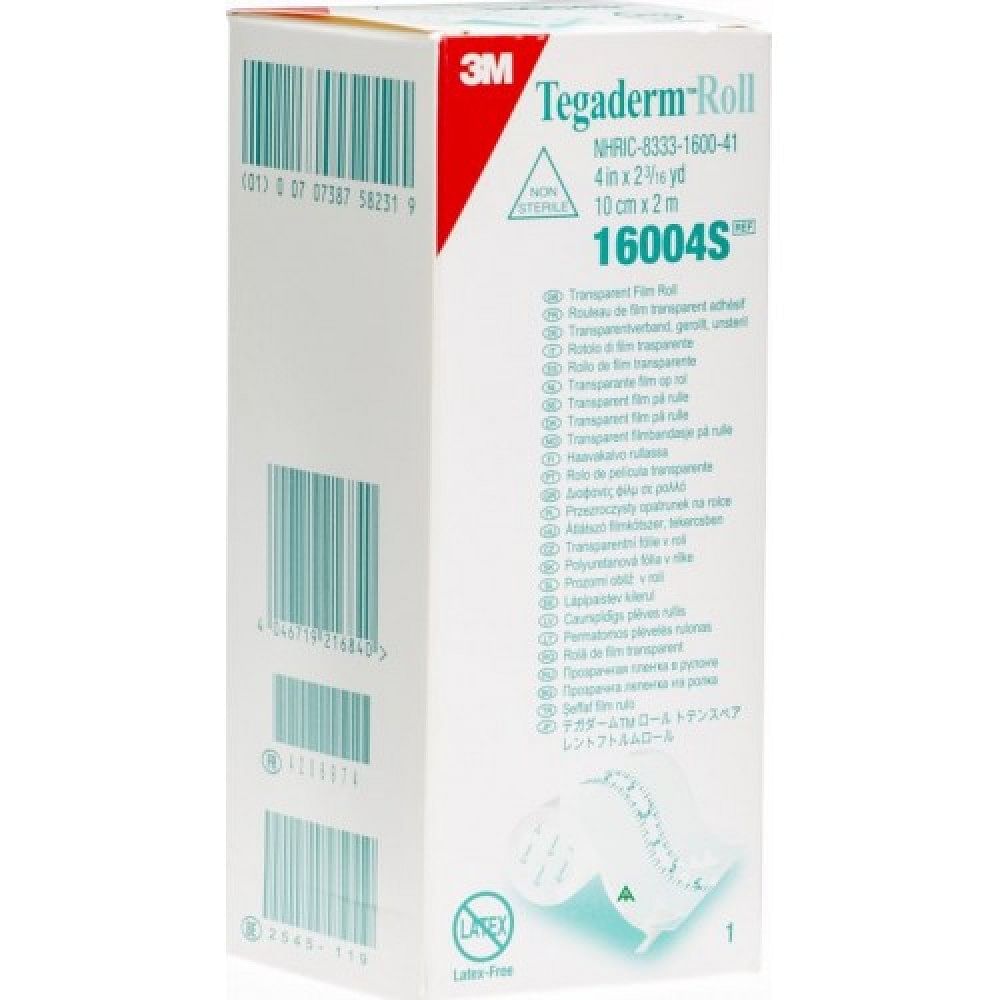 3M Tegaderm Roll Film Trasparente in Rotolo 10 cm x 2 m