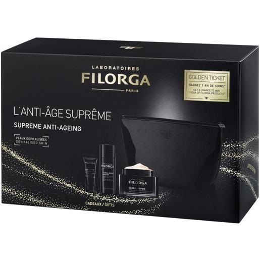 FILORGA LUXURY COFFRET GLOBAL 2020 1 GLOBAL REPAIR 50 ML + 1GLOBAL REPAIR ESSENCE 50 ML + 1 GLOBAL REPAIR EYES & LIPS 4ML