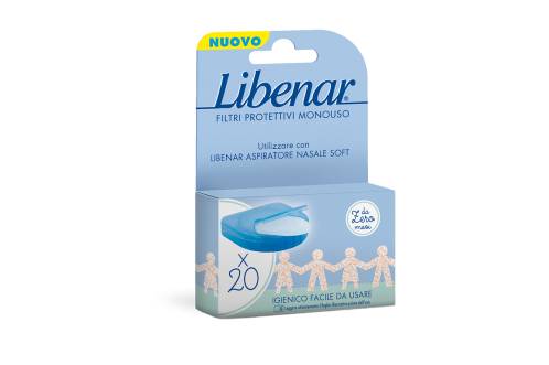 Libenar - Filtri di Ricambio per Aspiratore Nasale Premium - 20 Pezzi