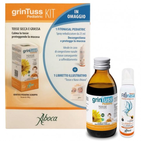GRINTUSS PEDIATRIC KIT CON SCIROPPO E NEBULIZZATORE SPRAY