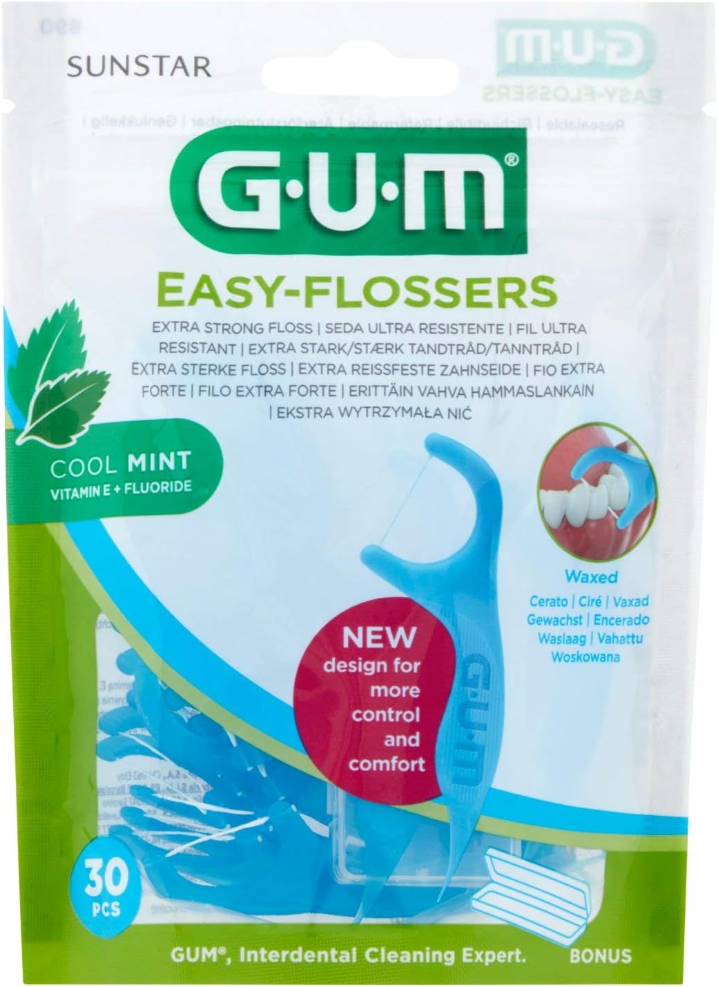Gum Easy Flossers Forcella Interdentale 30 Pezzi