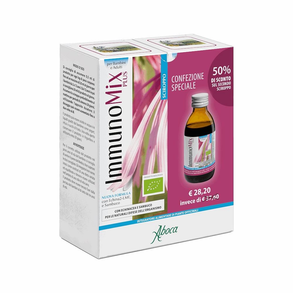 IMMUNOMIX PLUS SCIROPPO CONFEZIONE SPECIALE 210 G + 210 G
