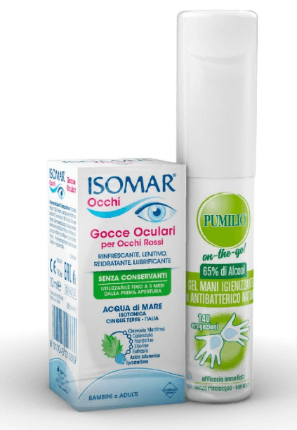 ISOMAR OCCHI MULTIDOSE 10 ML + PUMILIO GEL 25 ML
