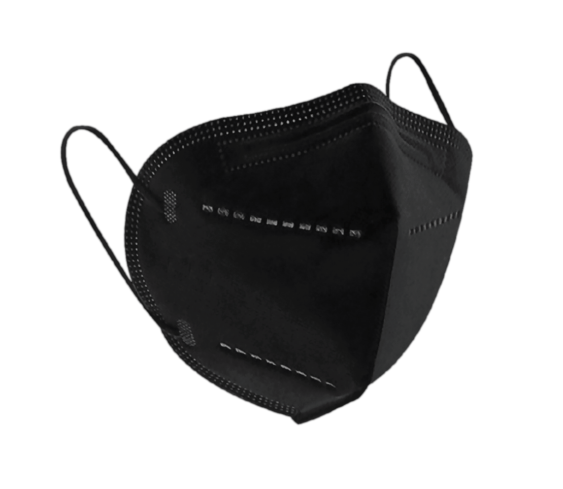 KN95 MASCHERINA COLORE NERA 1 PEZZO
