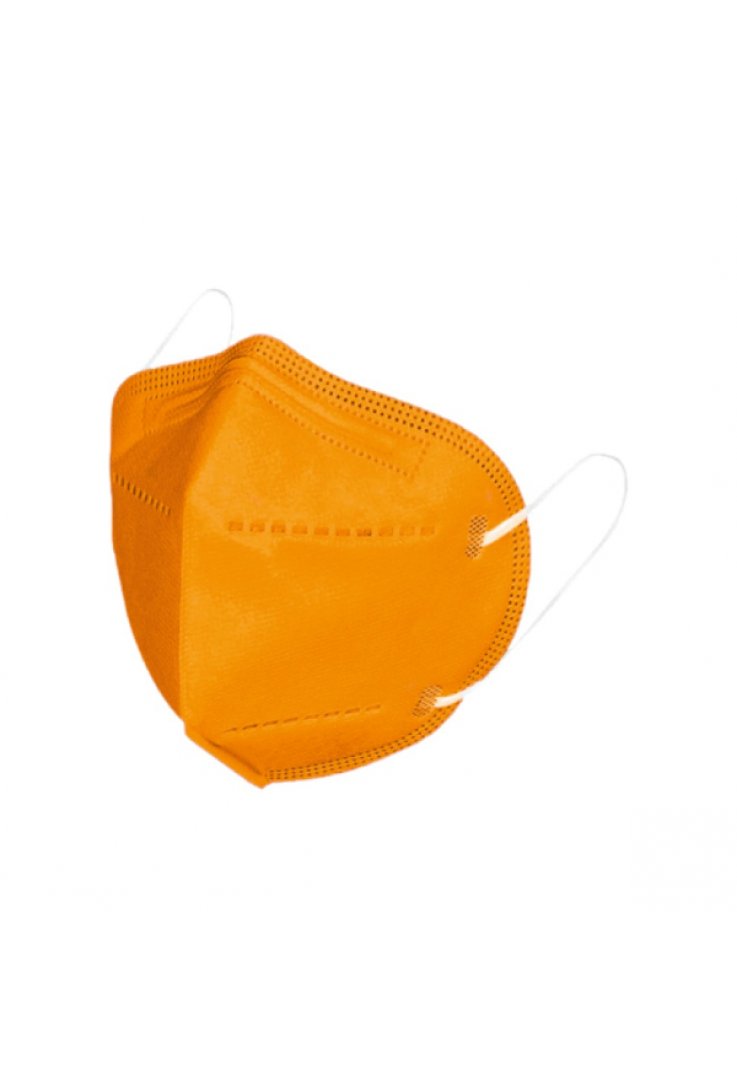 MASCHERINA KN95 COLORE ARANCIO 1 PEZZO