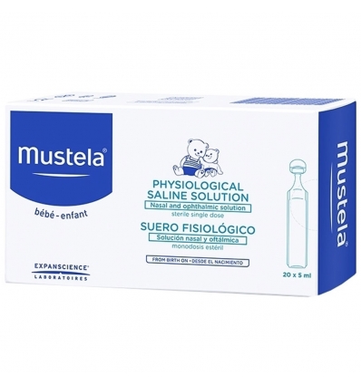 MUSTELA SOLUZIONE FISIOLOGICA 20 FIALE 5 ML MONOUSO