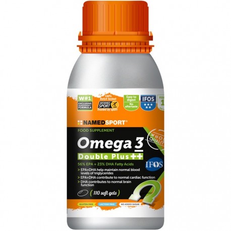 Named Sport Omega 3 Double Plus Integratore Funzione Cardiovascolare 110 Soft Gel
