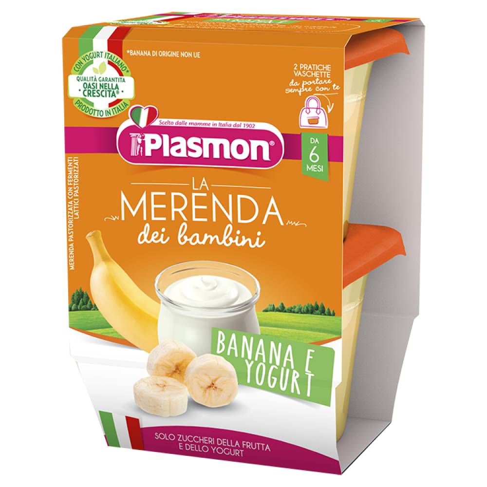 PLASMON BANANA YOGURT AS 2 X 120 G