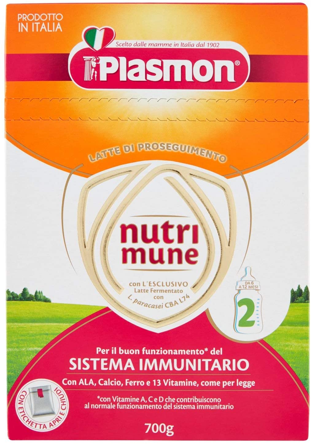 PLASMON NUTRIMUNE LATTE STAGE 2 POLVERE 700 G