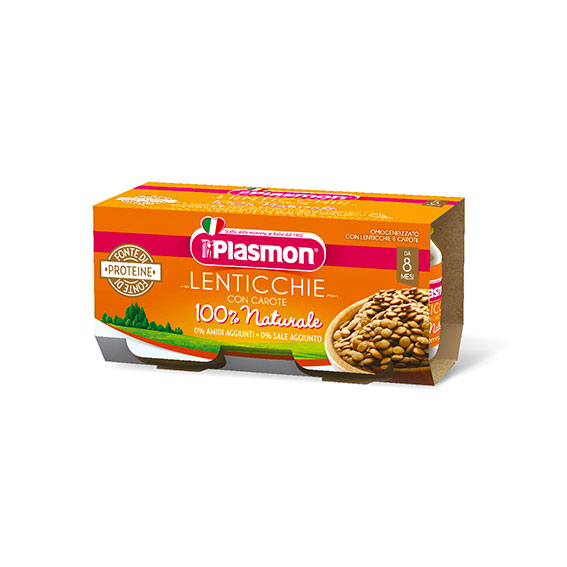 PLASMON OMOGENEIZZATO LENTICCHIE 2 X 80 G